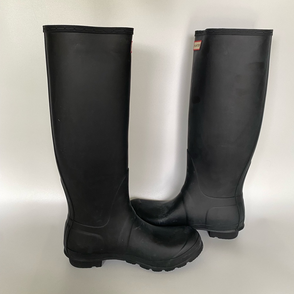 Hunter Original Tall Black Boots NWT - Picture 5 of 9